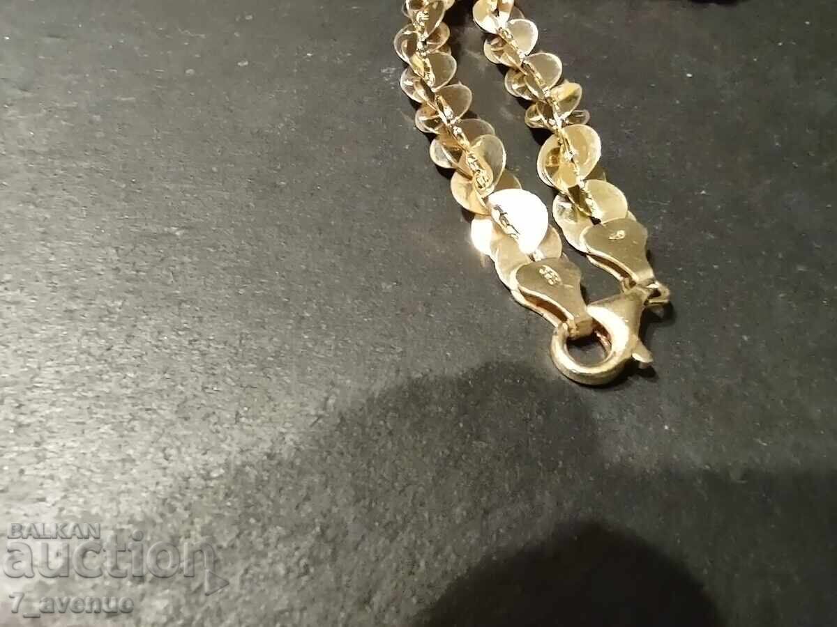 Ασημένιο κολιέ και βραχιόλι, με επιχρύσωση, δείγμα 925, 20.01.2025 - 5 Ασημένιο κολιέ και βραχιόλι, με επιχρύσωση, δείγμα 925, 20.01.2025 - 5