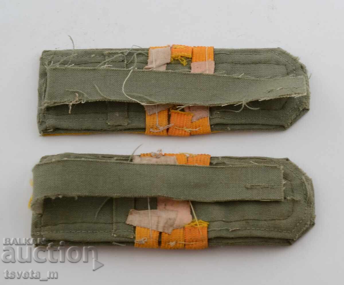 Epaulettes of a sergeant's combat uniform of the BNA with price 6.00 BGN | € 3.07 Epaulettes of a sergeant's combat uniform of the BNA with price 6.00 BGN | € 3.07