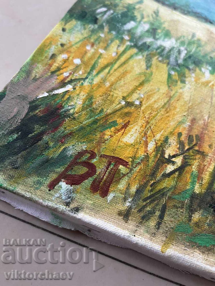 Πίνακας Venelin Petrov - "Κυνηγός και σκύλος" με τιμή € 107.00 | 209.27 BGN