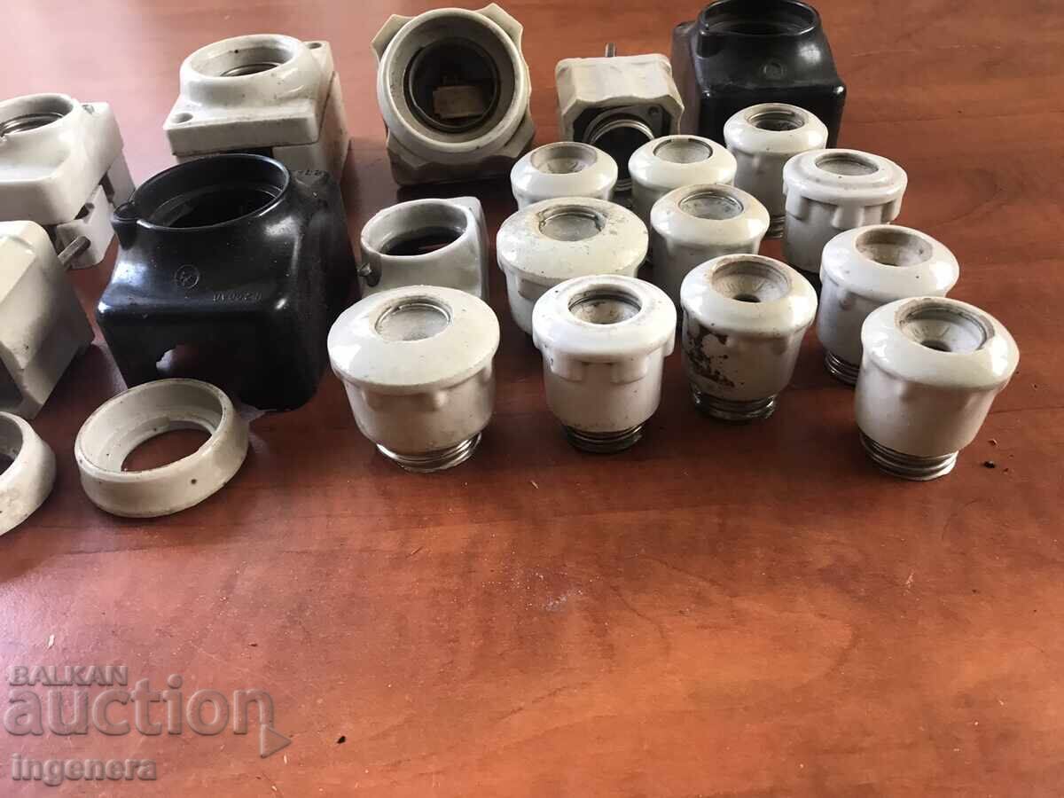 ELECTRICAL MATERIALS-BASIC CAPS PORCELAIN FROM OLD MATERIAL - 6 ELECTRICAL MATERIALS-BASIC CAPS PORCELAIN FROM OLD MATERIAL - 6