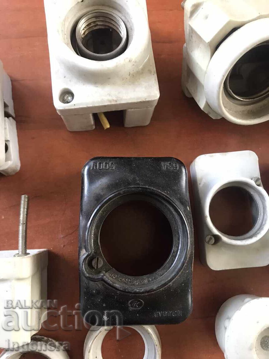 ELECTRICAL MATERIALS-BASIC CAPS PORCELAIN FROM OLD MATERIAL - 7 ELECTRICAL MATERIALS-BASIC CAPS PORCELAIN FROM OLD MATERIAL - 7