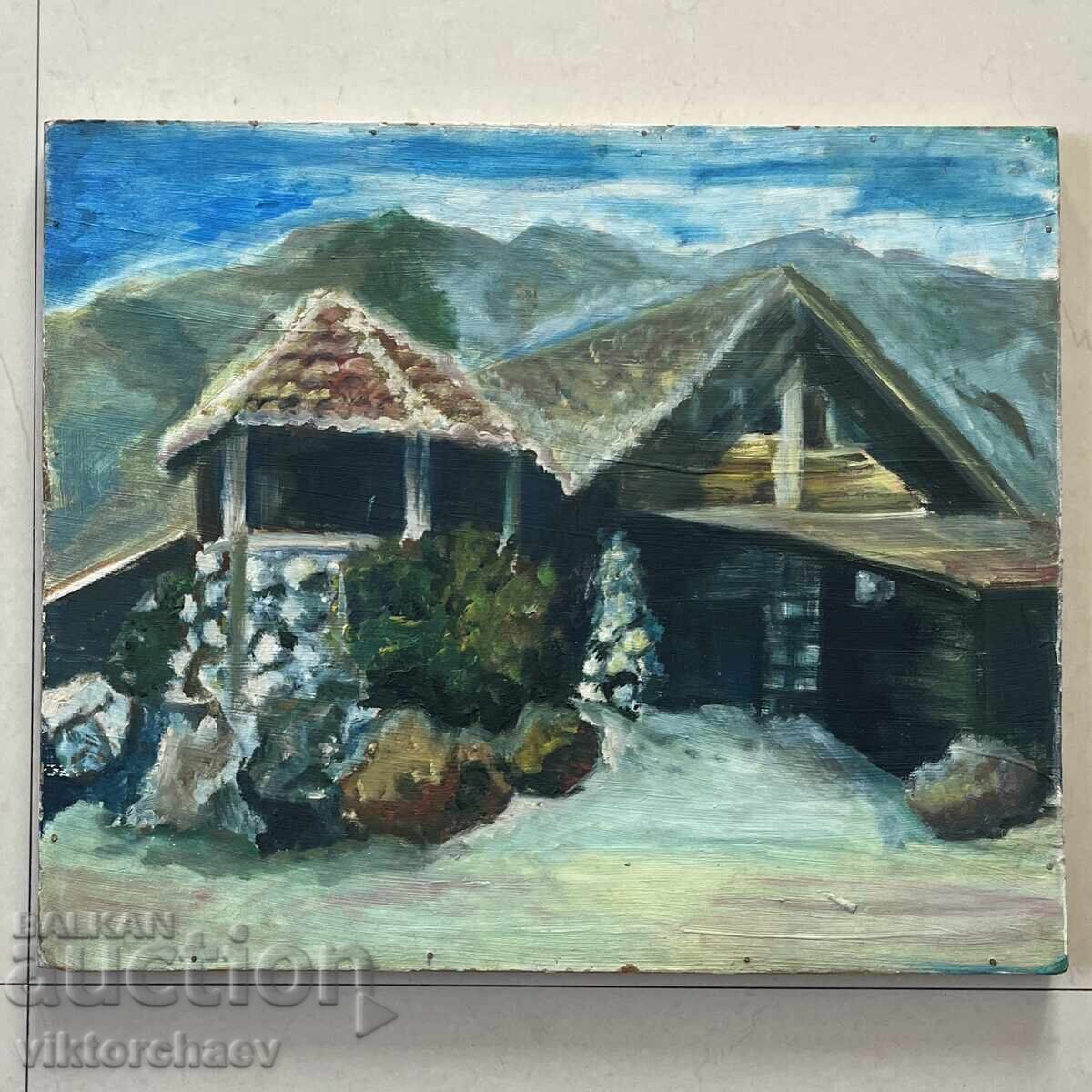 Old painting - House Old painting - House