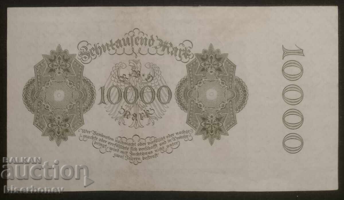 10.000 μάρκα Γερμανία 1922, 100 μάρκα Γερμανία, 1922 VF/XF με τιμή 3.07 €