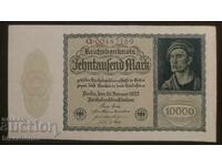 10.000 μάρκα Γερμανία 1922, 10.000 Γερμανία, 1922 VF/XF