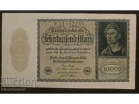 10.000 μάρκα Γερμανία 1922, 10.000 Gemany, 1922 VF