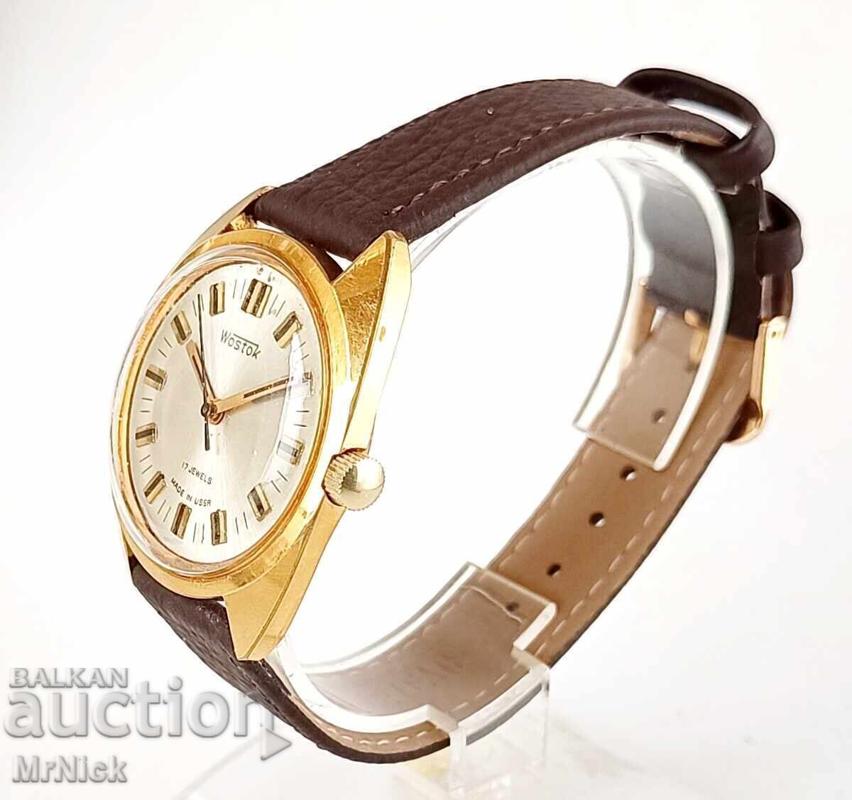 Wostok Vostok - gold-plated men's watch with manual winding with price 140.00 BGN | € 71.58 Wostok Vostok - gold-plated men's watch with manual winding with price 140.00 BGN | € 71.58