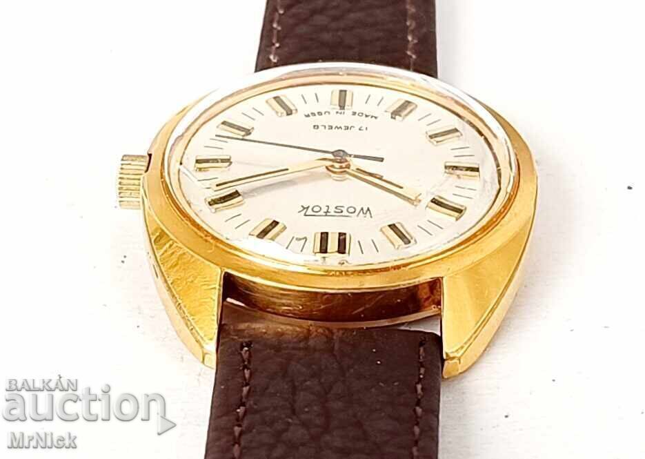 Delivery of Wostok Vostok - gold-plated men's watch with manual winding Delivery of Wostok Vostok - gold-plated men's watch with manual winding