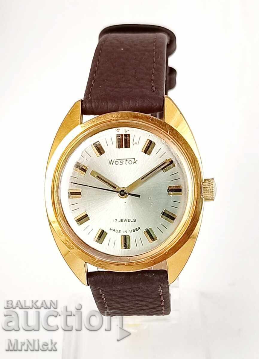 Wostok Восток - позлатен мъжки часовник с ръчно навиване