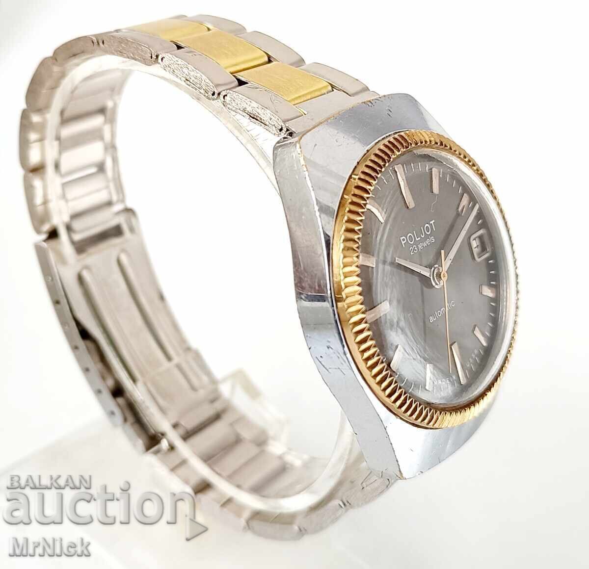 Auction  Men's watch POLJOT 23j AUTOMATIC, very well preserved! Working.