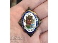 Rare royal enamel badge of honor of Sofia