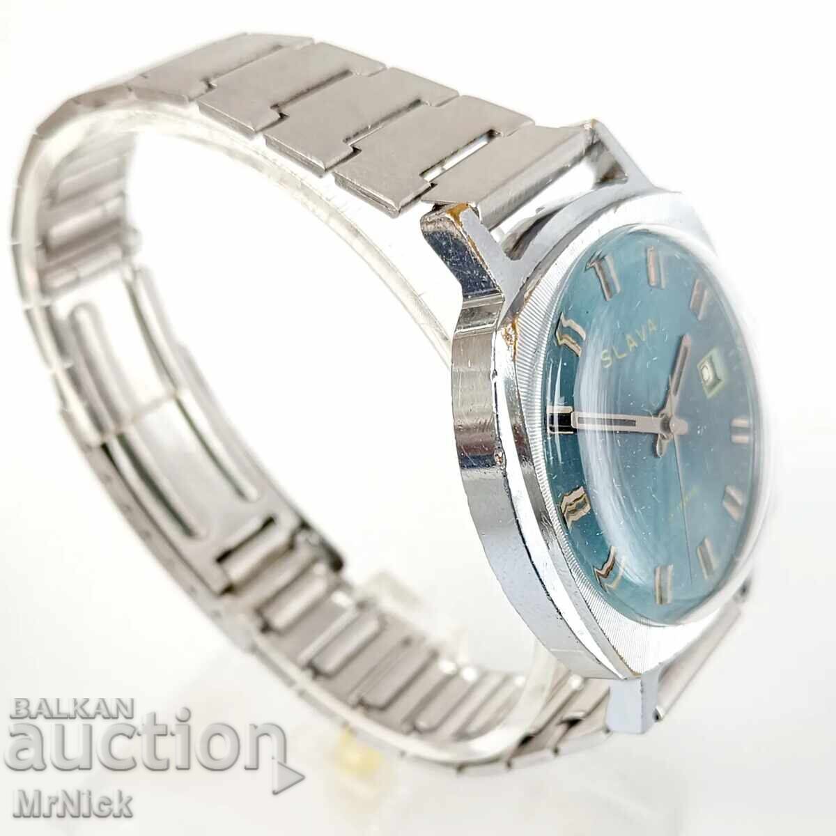 Auction Slava Slava 21j cal. 2414 Russian mechanical watch Auction Slava Slava 21j cal. 2414 Russian mechanical watch