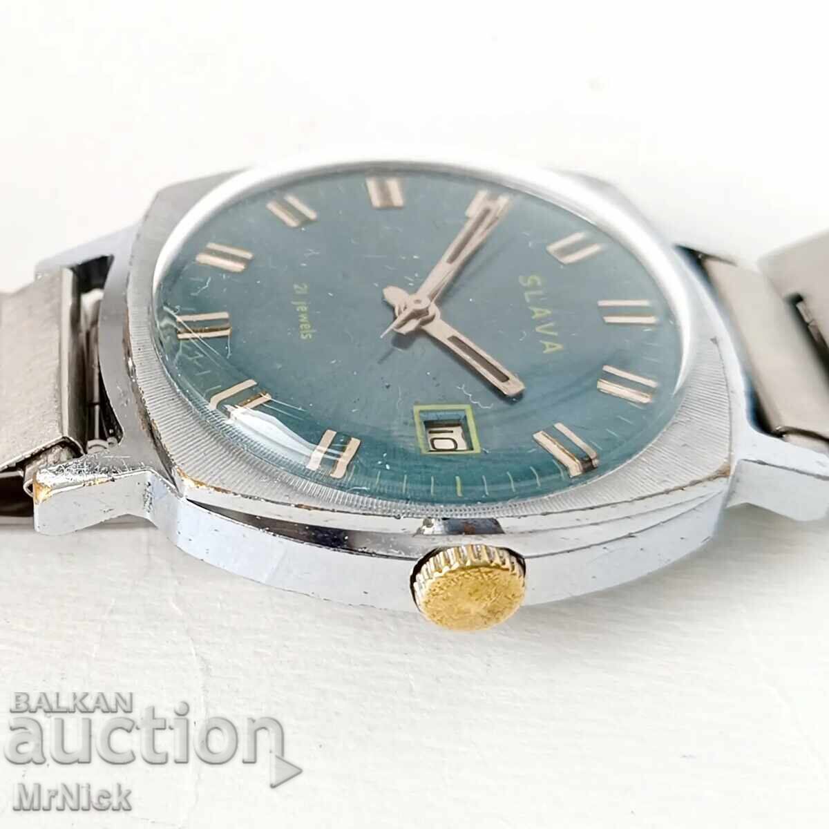 Slava Slava 21j cal. 2414 Russian mechanical watch - 6 Slava Slava 21j cal. 2414 Russian mechanical watch - 6