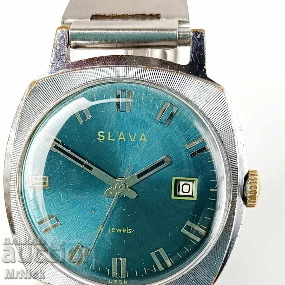 Slava Slava 21j cal. 2414 Ceas mecanic rusesc Slava Slava 21j cal. 2414 Ceas mecanic rusesc