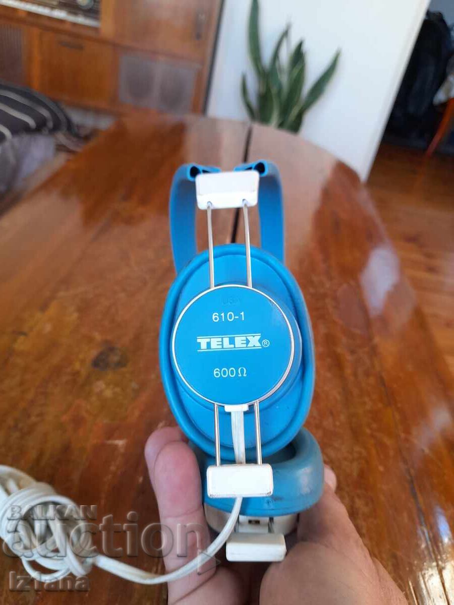Auction Old Telex headphones Auction Old Telex headphones