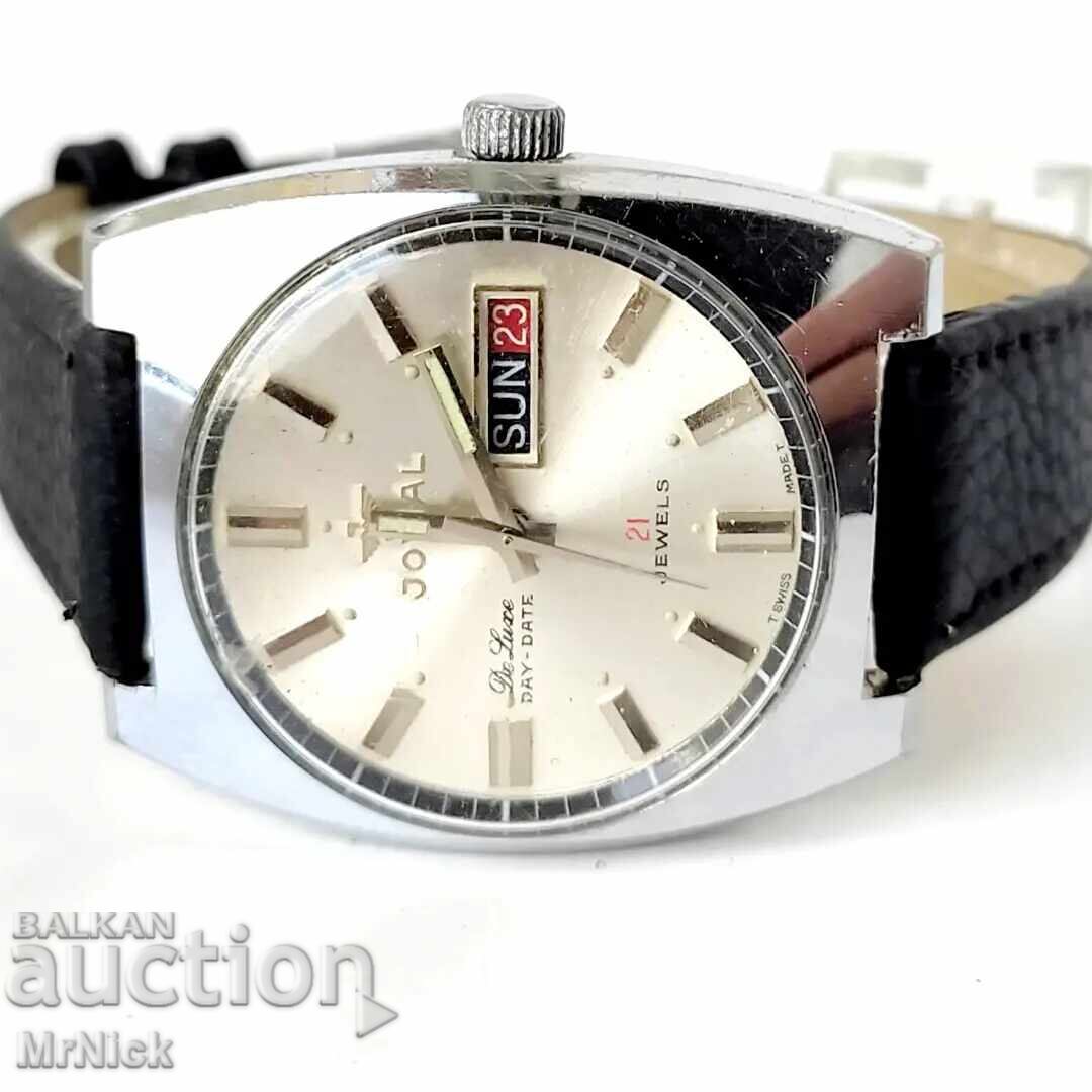 VINTAGE JOVIAL DE LUXE DAY-DATE 21 j with price 190.00 BGN | € 97.15