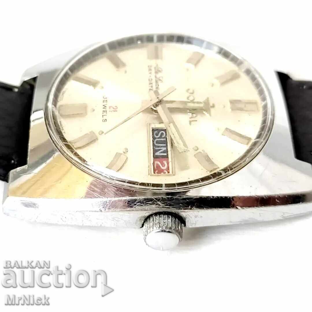 VINTAGE JOVIAL DE LUXE DAY-DATE 21 j - 5 VINTAGE JOVIAL DE LUXE DAY-DATE 21 j - 5