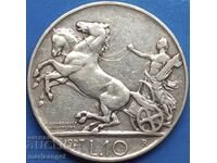 10 Lira 1927 Italy Silver