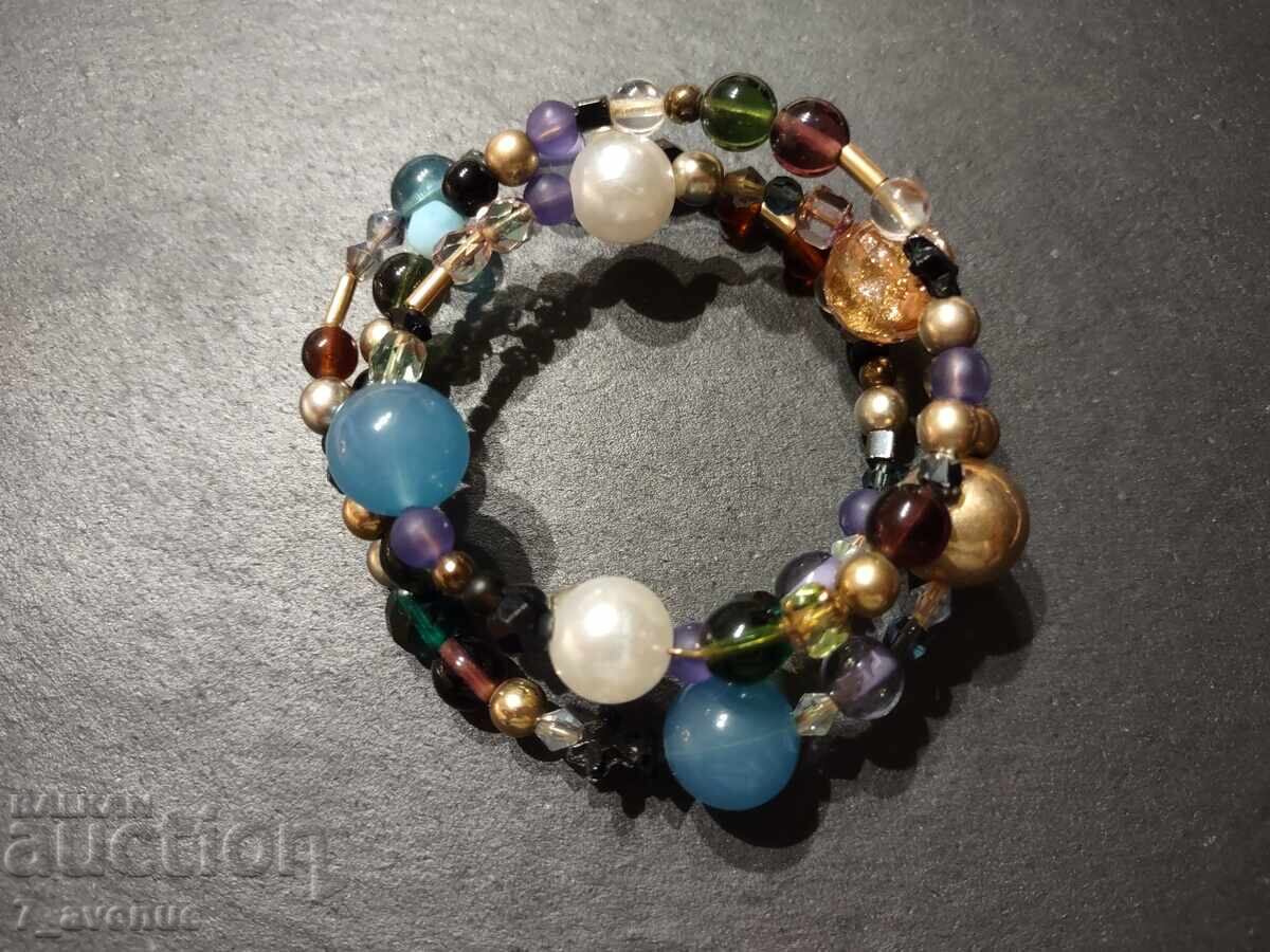Auction Bracelet large and small spheres, spiral, 21.01.2025 Auction Bracelet large and small spheres, spiral, 21.01.2025