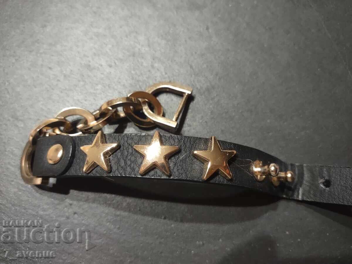 Delivery of Leather bracelet with metal effects 21.01.2025