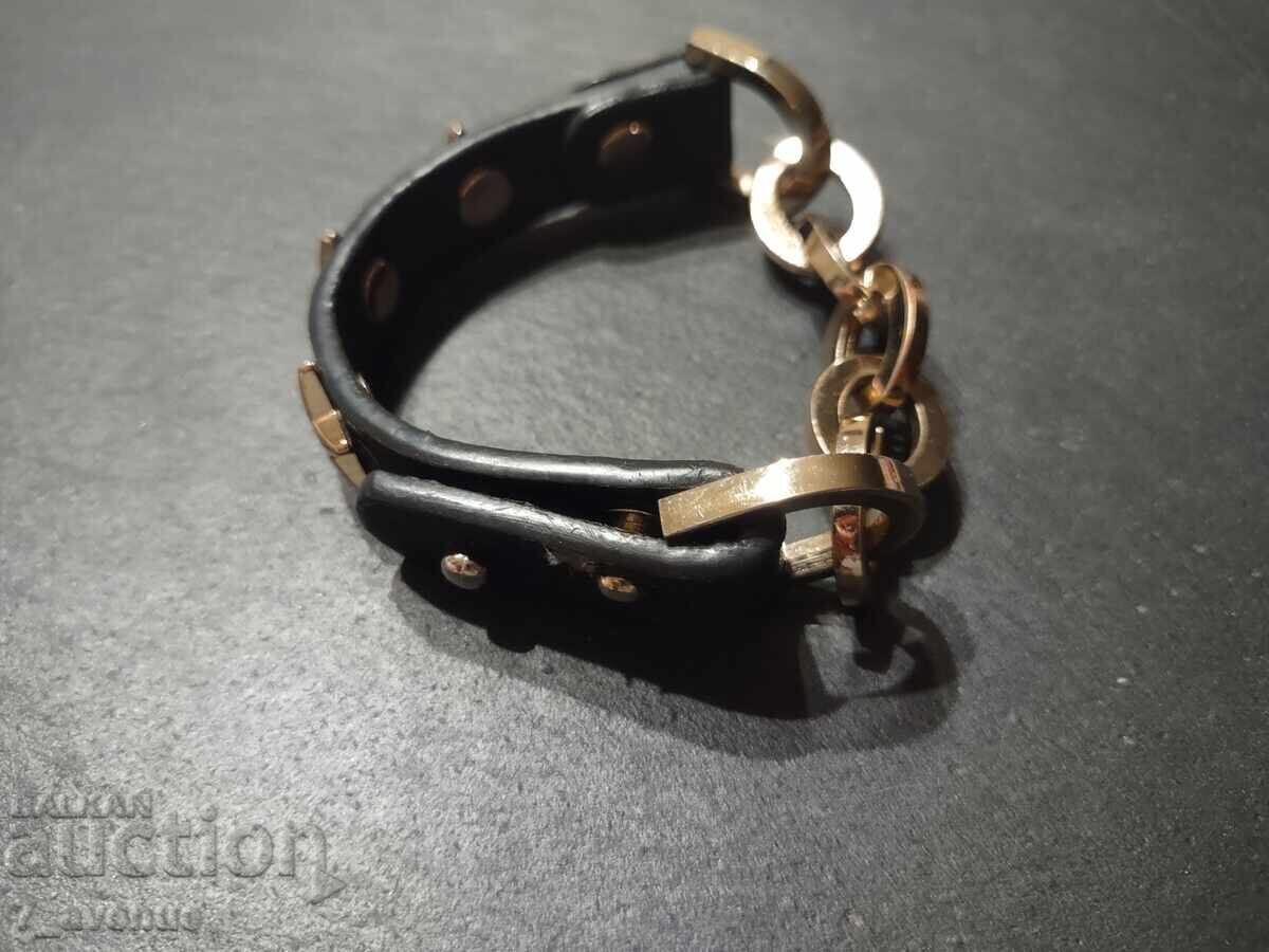 Leather bracelet with metal effects 21.01.2025 - 7