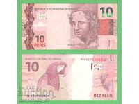 (¯`'•.¸ ΒΡΑΖΙΛΙΑ 10 reales 2024 aUNC ¸.•'´¯)