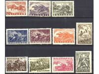 Pure stamps Patriotic War 1946 from Bulgaria