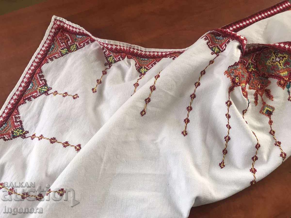 HAND EMBROIDERED PANAMA TABLE COVER-150 X 110 CM.-UNIQUE - 6
