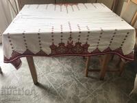 HAND EMBROIDERED PANAMA TABLE COVER-150 X 110 CM.-UNIQUE