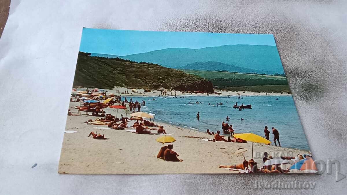 Postcard Ahtopol Beach 1983
