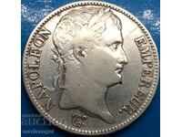 Napoleon 5 francs 1810 France silver