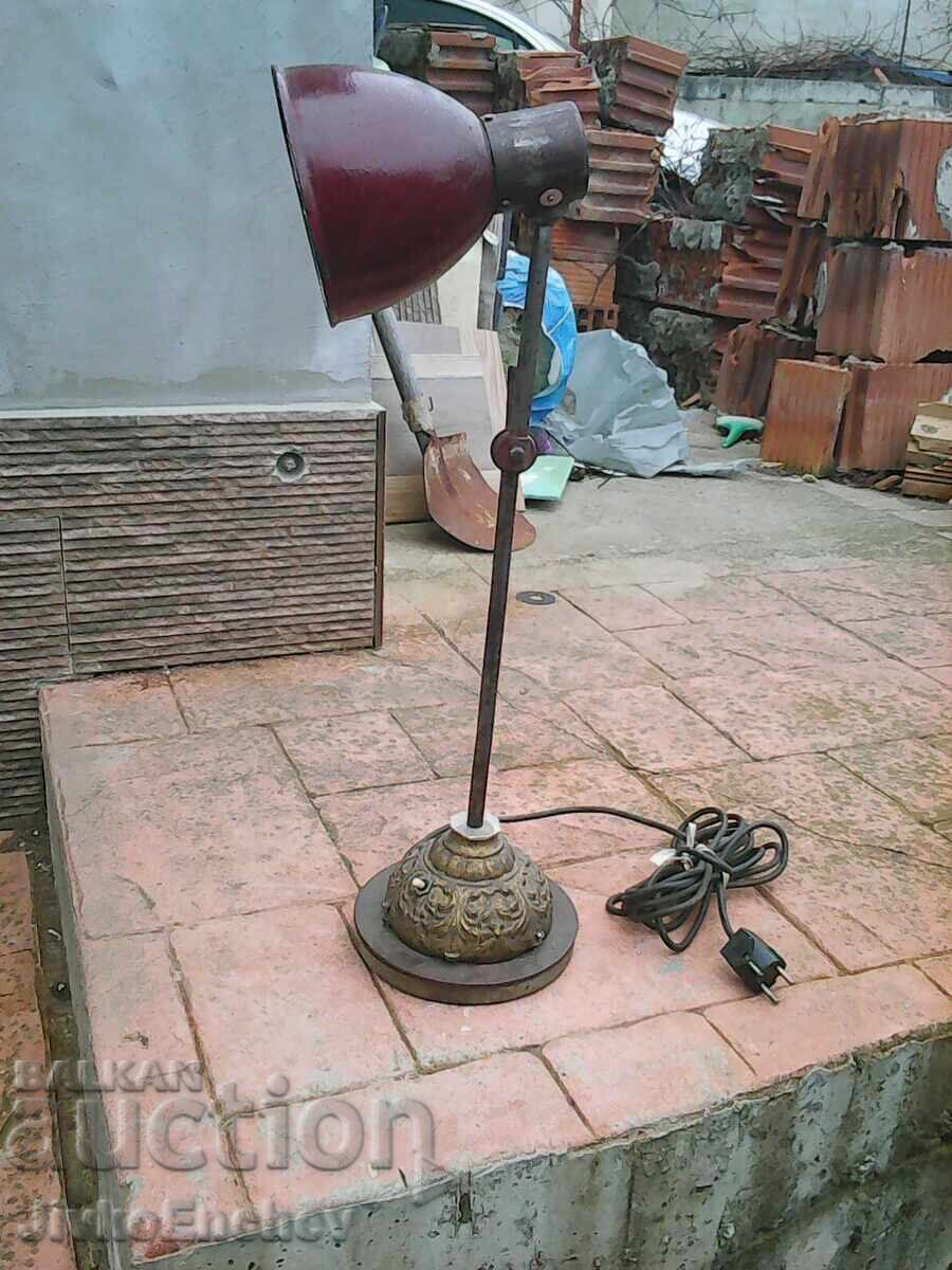 Old enamel. lamp Old enamel. lamp
