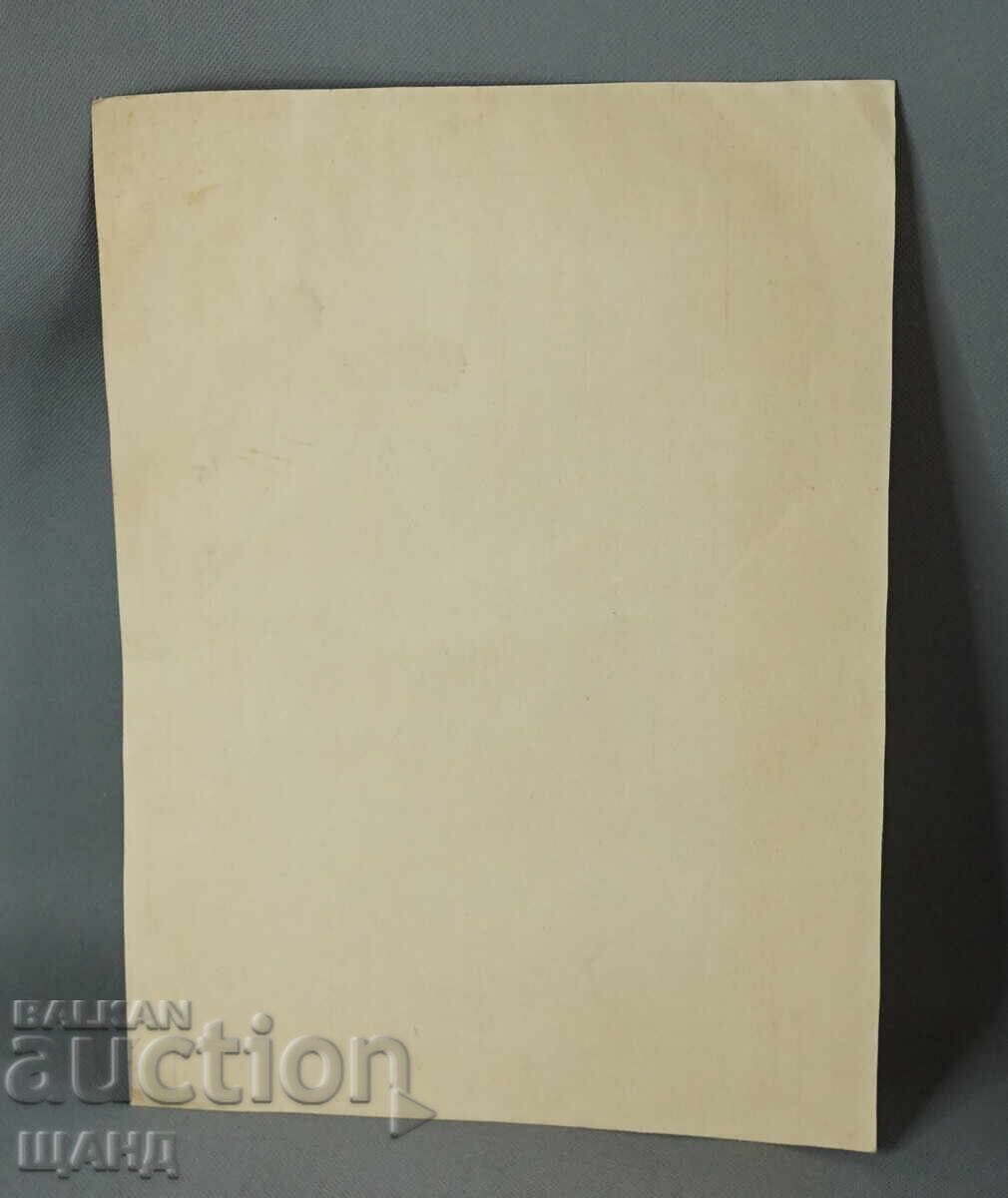 Delivery of 1950 Author's Drawing mountain landscape bird signed Delivery of 1950 Author's Drawing mountain landscape bird signed