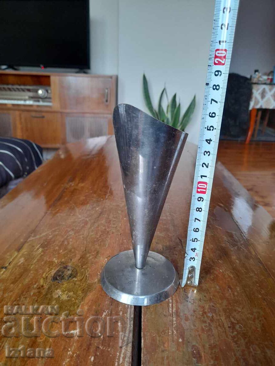 Auction Old stainless napkin holder Auction Old stainless napkin holder