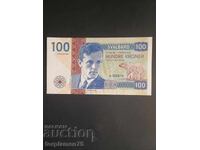 Specimen Banknote. Norway. Sample Norway. 100 Crores