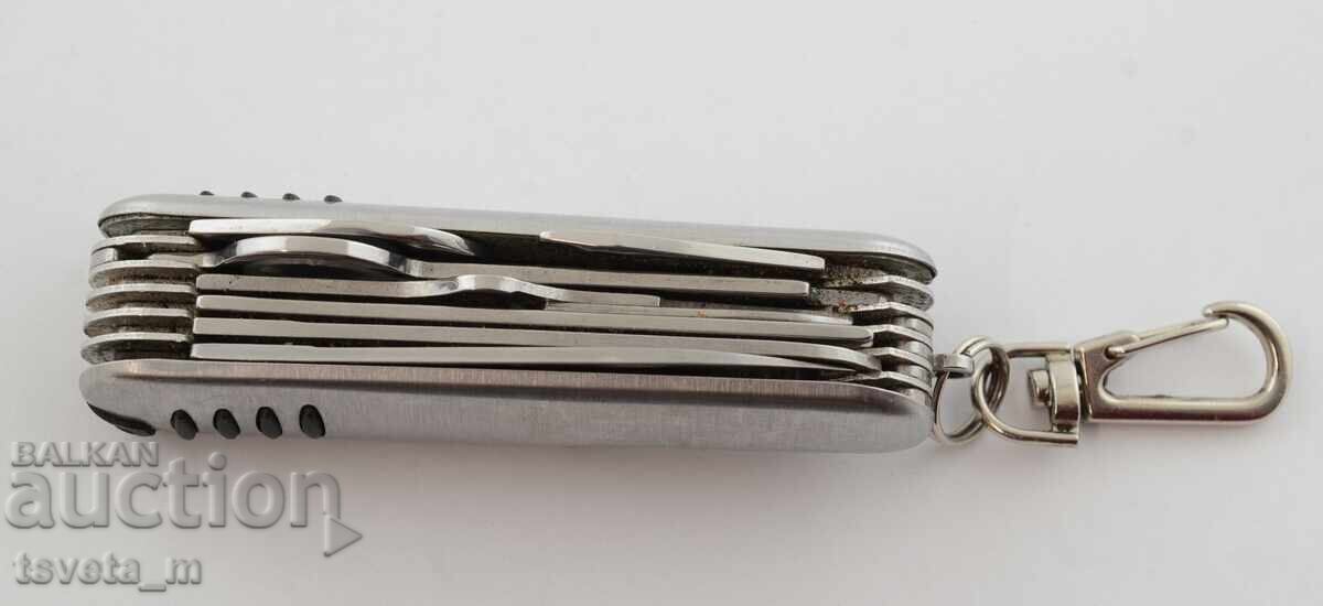 Pocket knife with 13 tools with price 8.00 BGN | € 4.09 Pocket knife with 13 tools with price 8.00 BGN | € 4.09