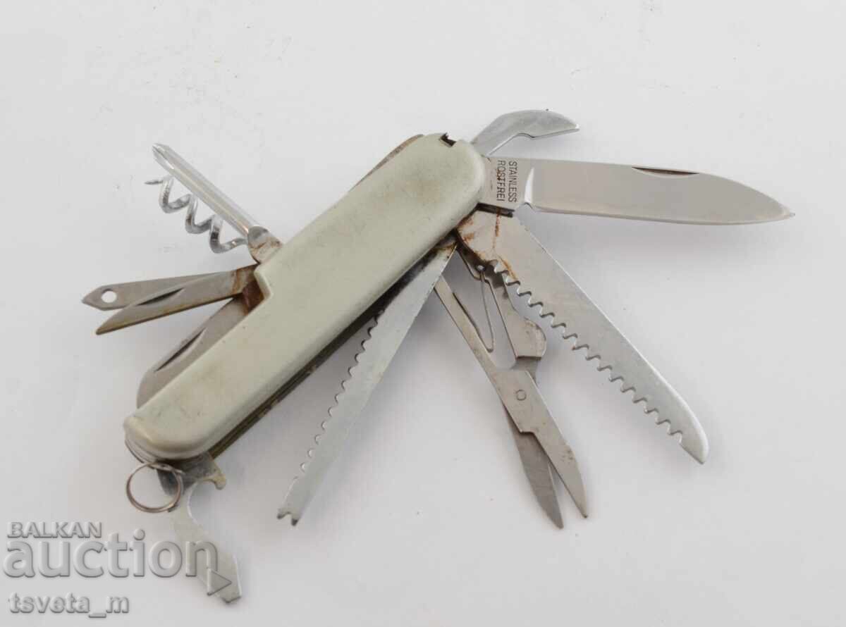 Δημοπρασία Μαχαίρι τσέπης με 12 εργαλεία Δημοπρασία Μαχαίρι τσέπης με 12 εργαλεία