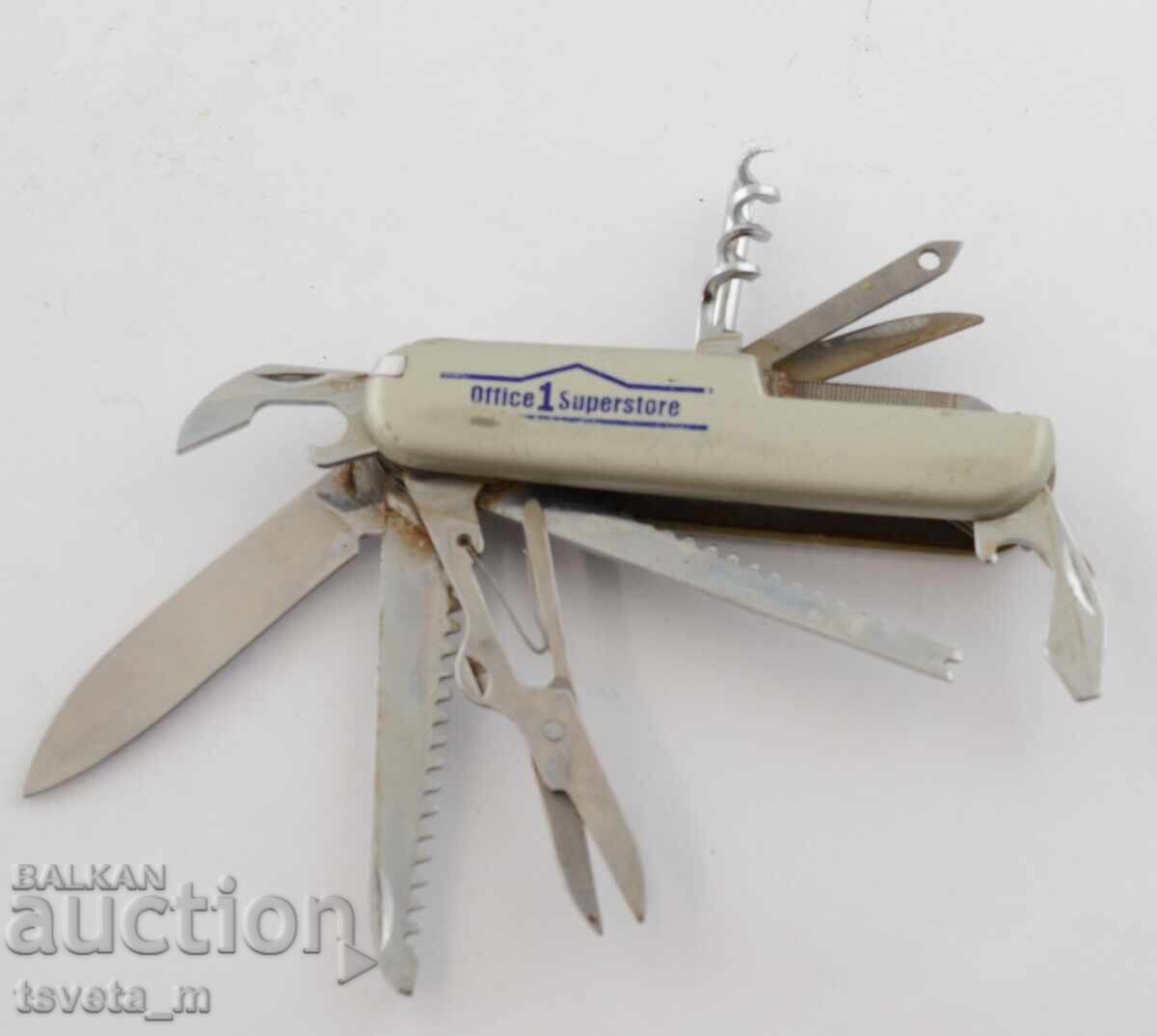 Παράδοση Μαχαίρι τσέπης με 12 εργαλεία Παράδοση Μαχαίρι τσέπης με 12 εργαλεία