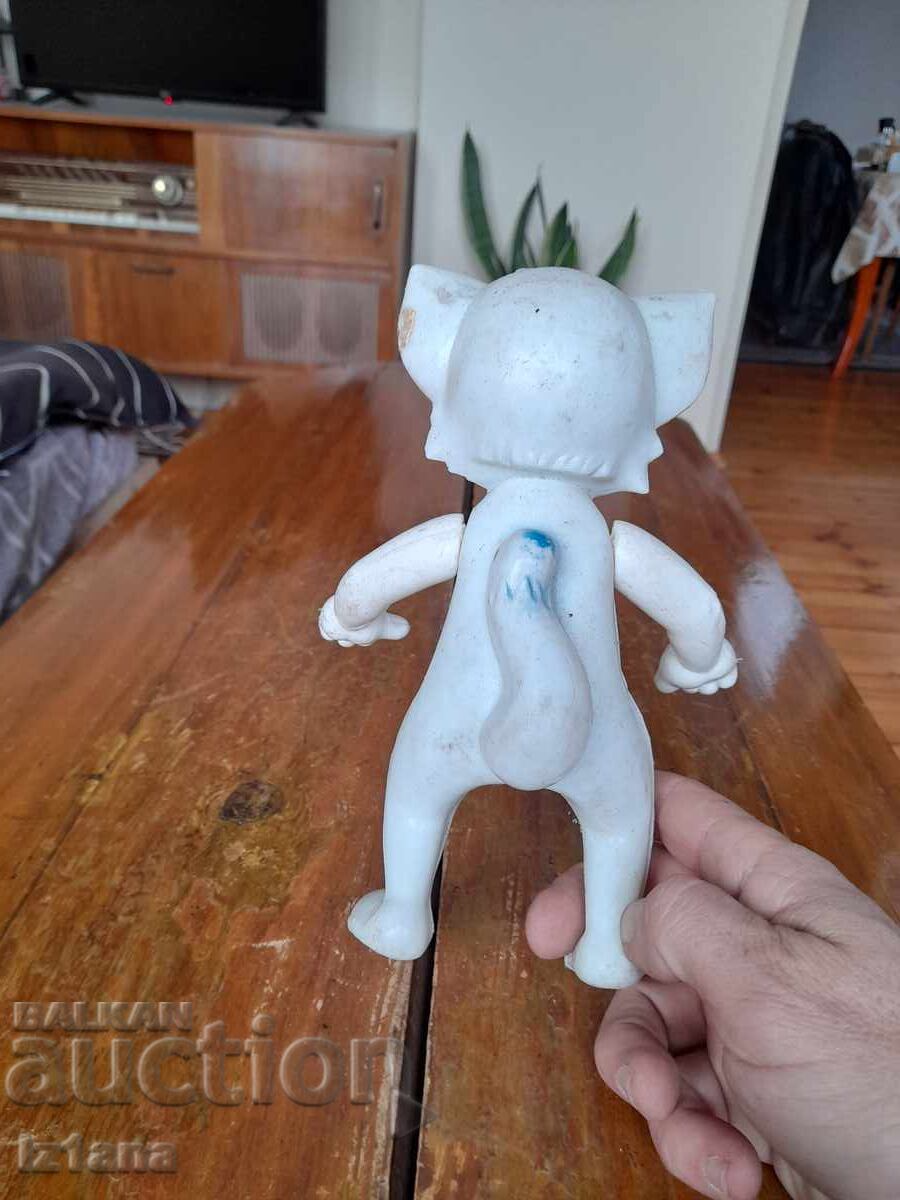 Auction Old toy Cat Biker Auction Old toy Cat Biker