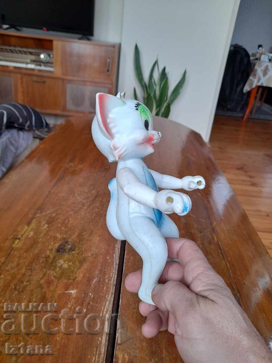 Delivery of Old toy Cat Biker Delivery of Old toy Cat Biker