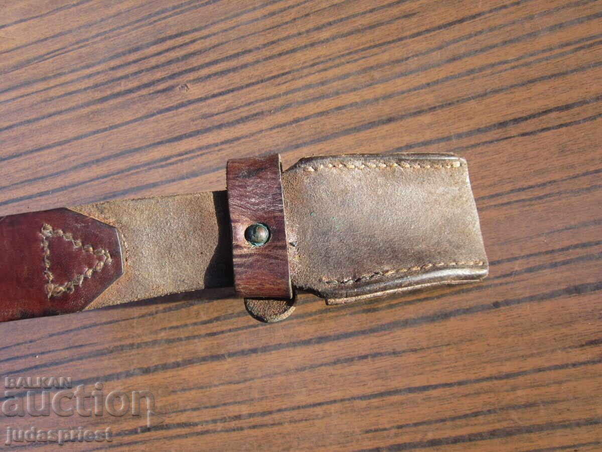 παλιό δερμάτινο lopus carrier για ξιφολόγχη στρατιωτικού μαχαιριού - 6 παλιό δερμάτινο lopus carrier για ξιφολόγχη στρατιωτικού μαχαιριού - 6