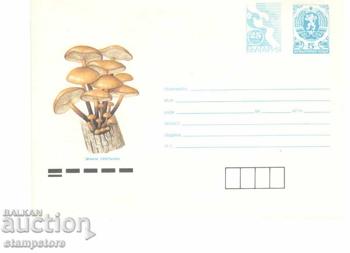 PP with additional t sign Mushrooms Winter sedge