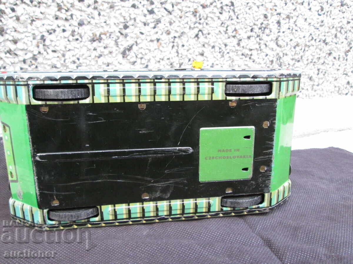 RARE OLD MECHANICAL TOY TANK-T121 - 6 RARE OLD MECHANICAL TOY TANK-T121 - 6