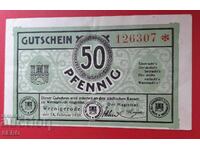 Bancnota-Germania-Saxonia-Wernigerode-50 pfennig 1920