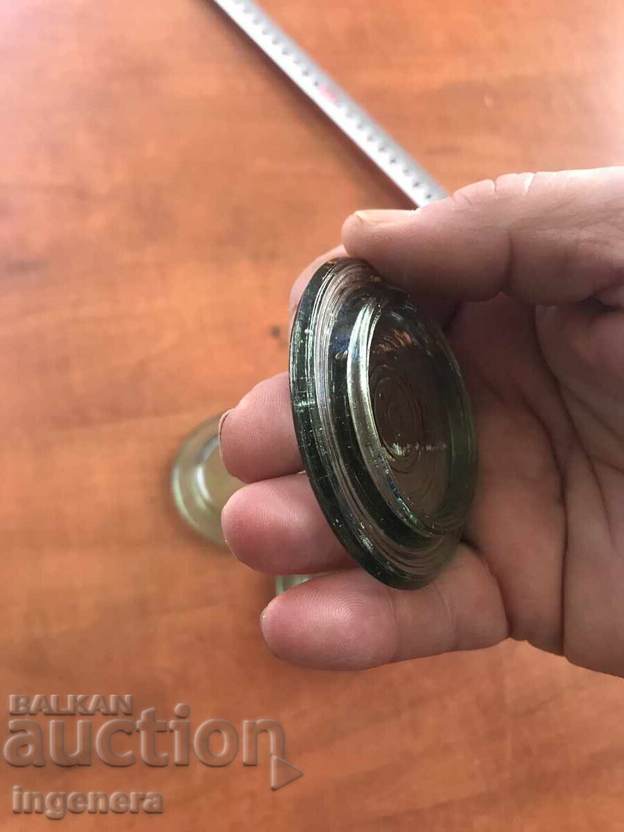 Auction LIDS INSERTS FOR GLASS JARS ANTIQUE-6 PCS. Auction LIDS INSERTS FOR GLASS JARS ANTIQUE-6 PCS.