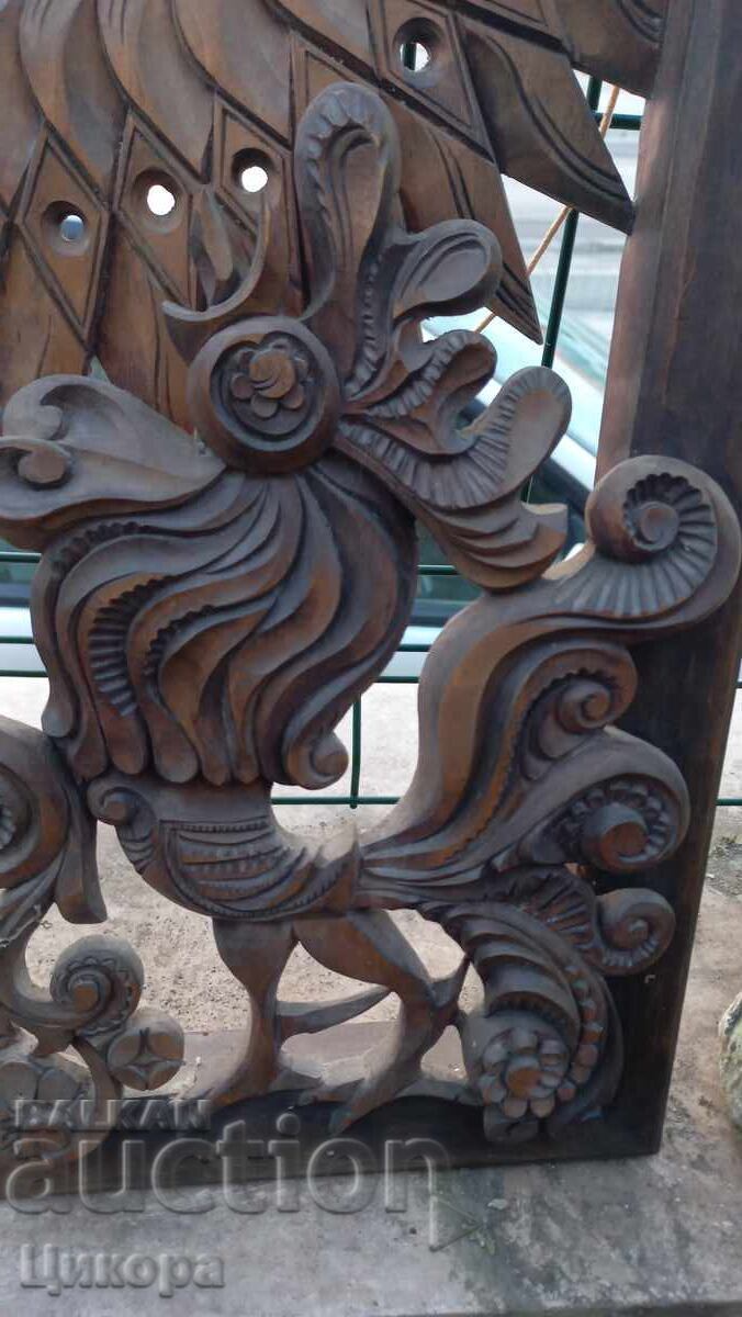 UNIQUE BULGARIAN WOOD CARVING SIGNED AND DATED - 5 UNIQUE BULGARIAN WOOD CARVING SIGNED AND DATED - 5