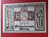 Banknote-Germany-Saxony-Sangerhausen-25 pfennig 1921