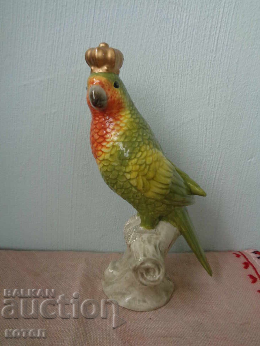 For sale: Enameled and polychrome porcelain sculpture. For sale: Enameled and polychrome porcelain sculpture.