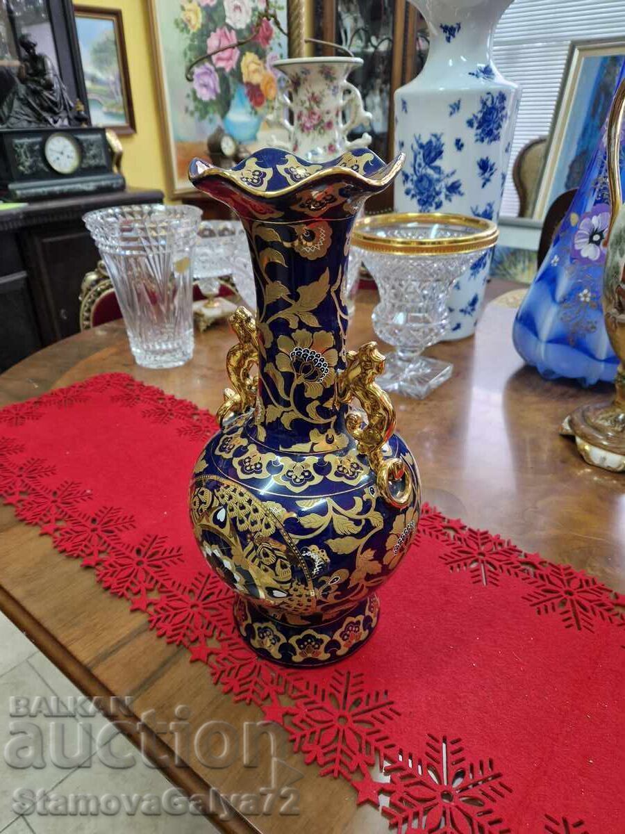 Unique antique cobalt porcelain vase - 6 Unique antique cobalt porcelain vase - 6