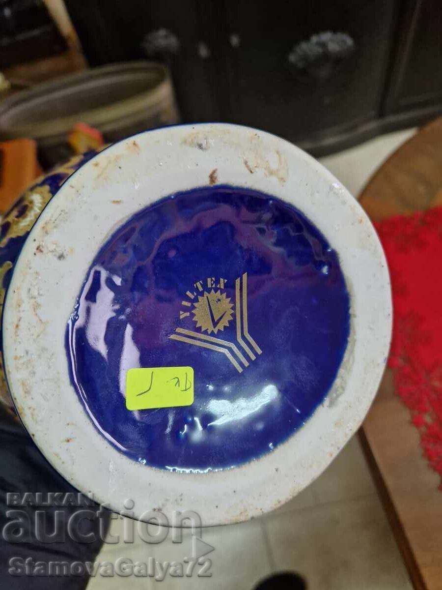 Unique antique cobalt porcelain vase - 7 Unique antique cobalt porcelain vase - 7