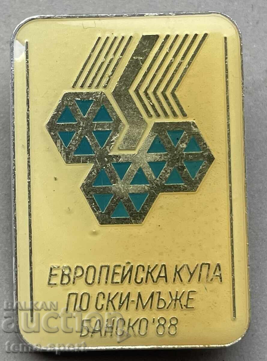 1258 Bulgaria sign European Ski Cup Men Bansko 1988. 1258 Bulgaria sign European Ski Cup Men Bansko 1988.